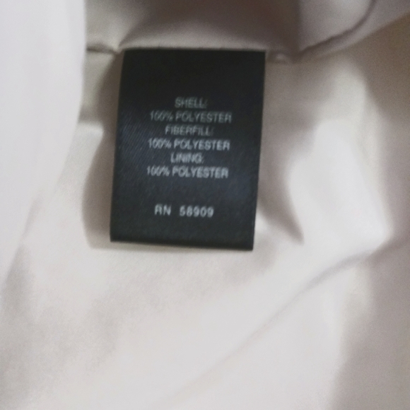 Cremieux quilted white snap button-down vest with  pockets and stench back waist - Picture 5 of 5